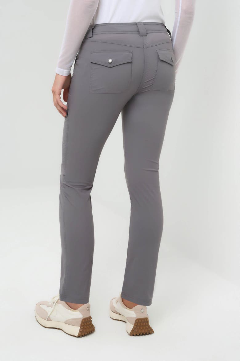 The Kate Skinny Cargo Pant, Alternate, color, Grey