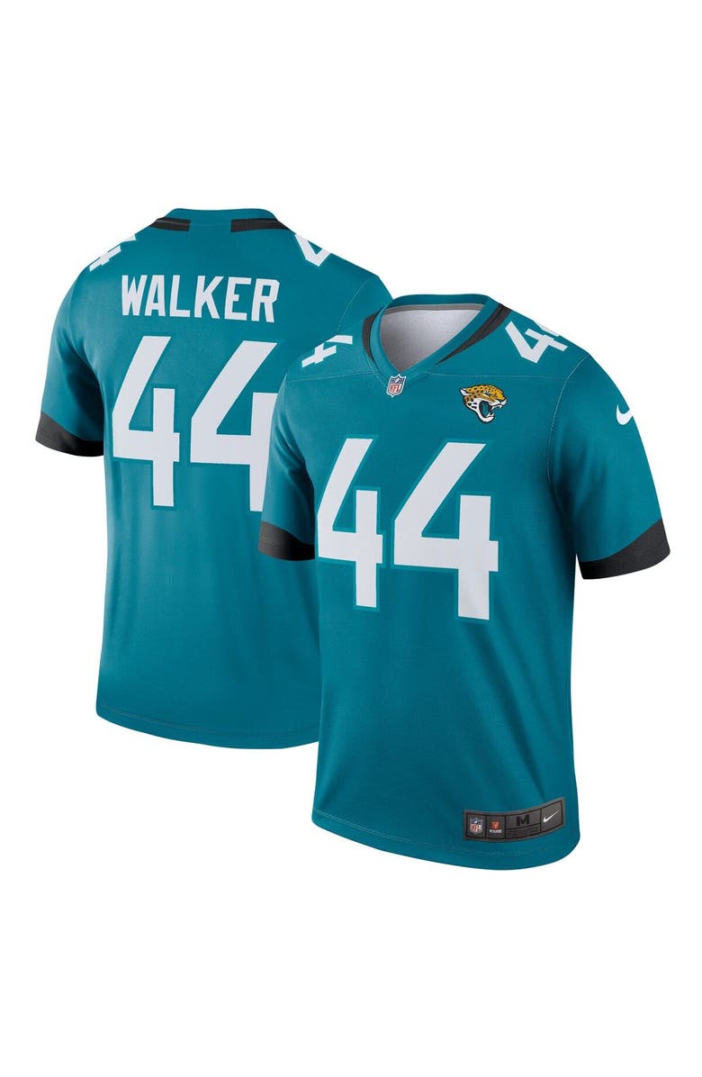 Nike Men's Nike Travon Walker Teal Jacksonville Jaguars Legend Jersey, Alternate, color, 
