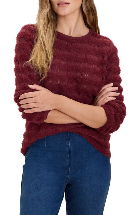 Cozy Waves Pointelle Sweater