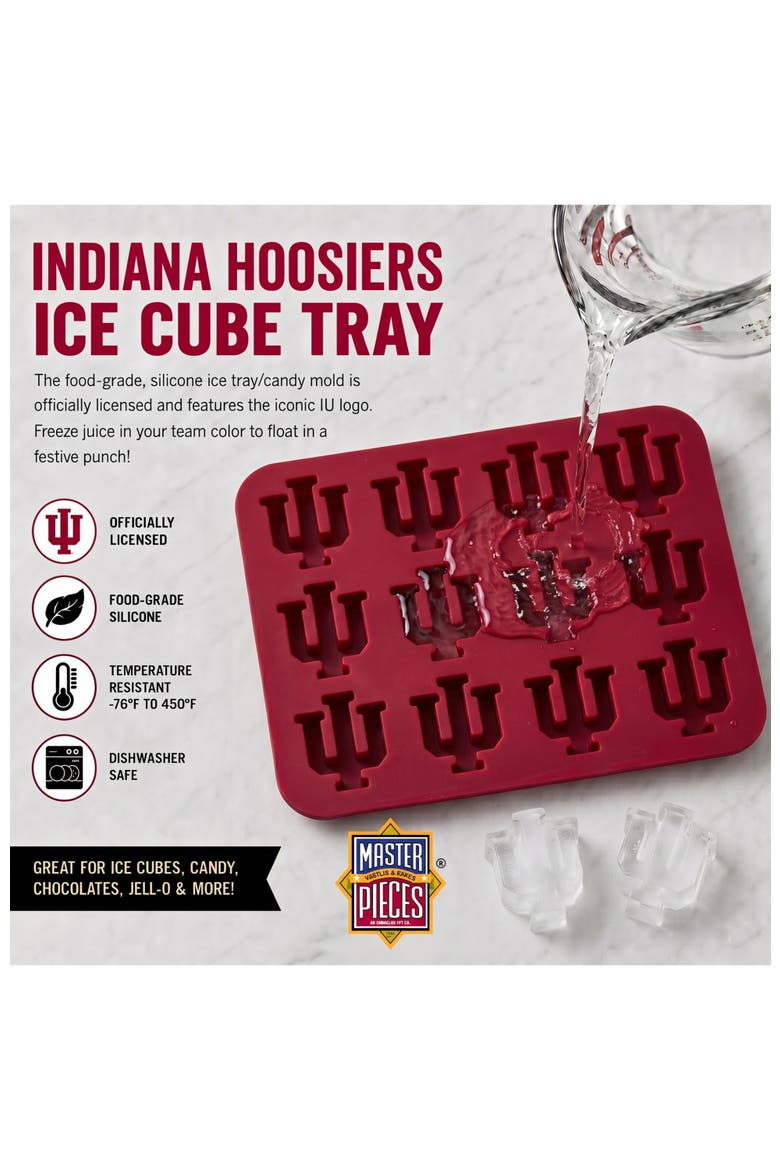Indiana Hoosiers Ice Cube Tray, Alternate, color, Multicolor