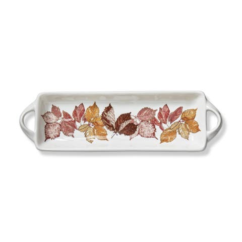Bramble Multicolor Ceramic Dessert Platter Dishwasher Safe