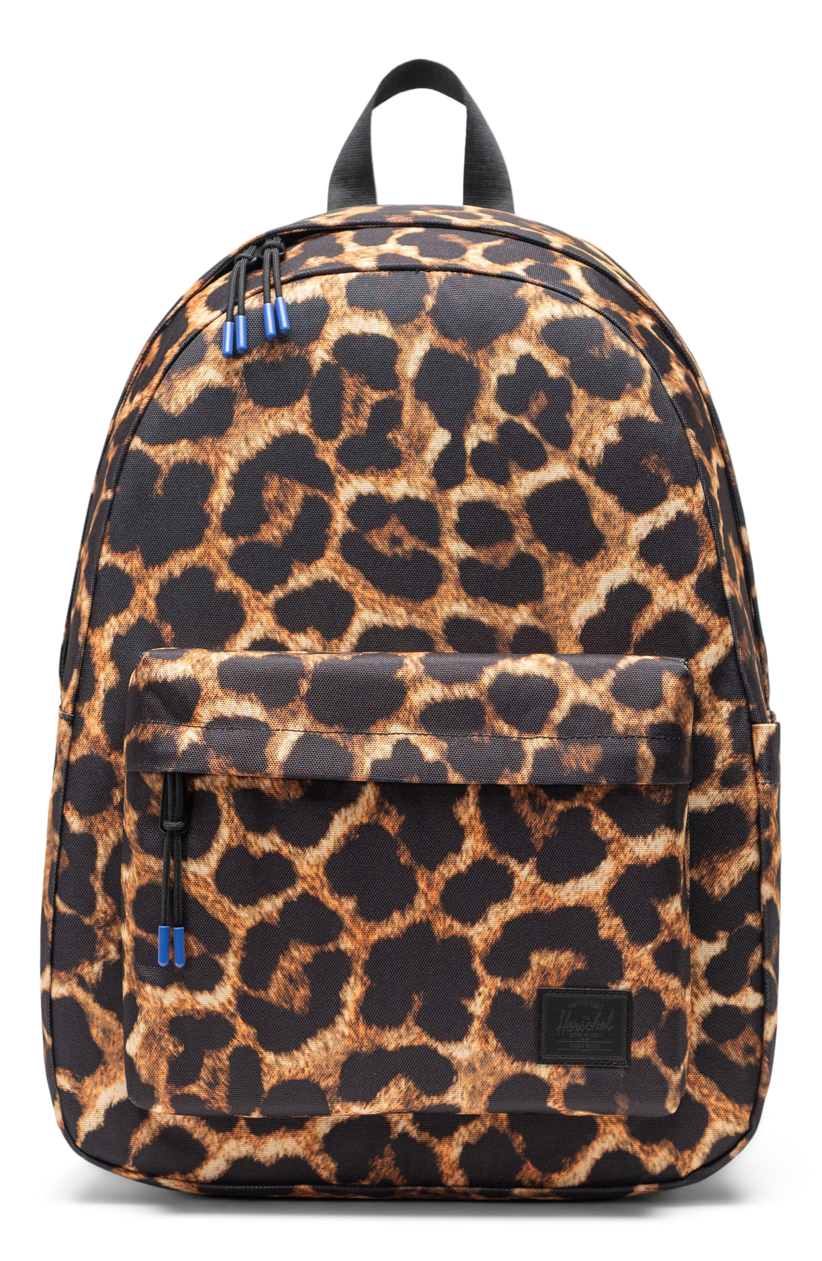 Classic Leopard Print Backpack, Main, color, DIGI LEOPARD LIGHT