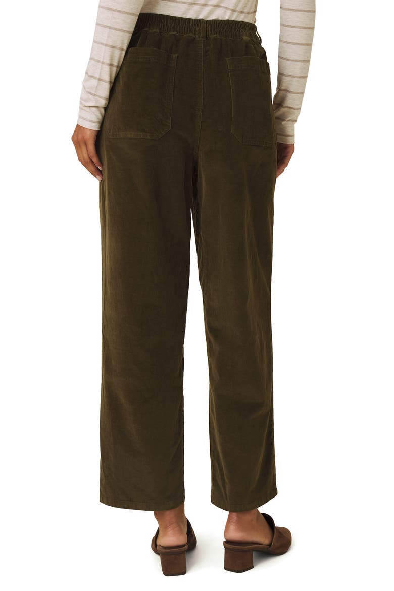 Marissa Stretch Cotton Corduroy Pants, Alternate, color, GREEN SPRUCE