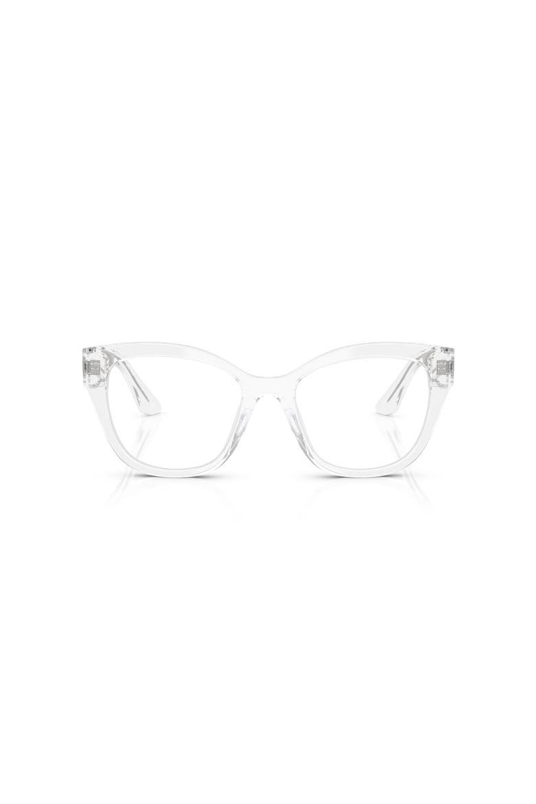 54mm Square optical glasses, Alternate, color, Transparent