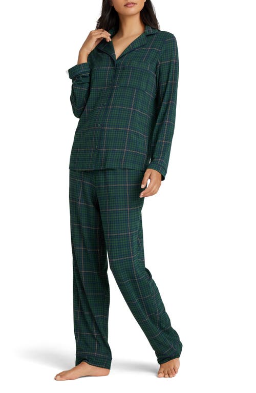 Tommy John Long Pajamas In Green