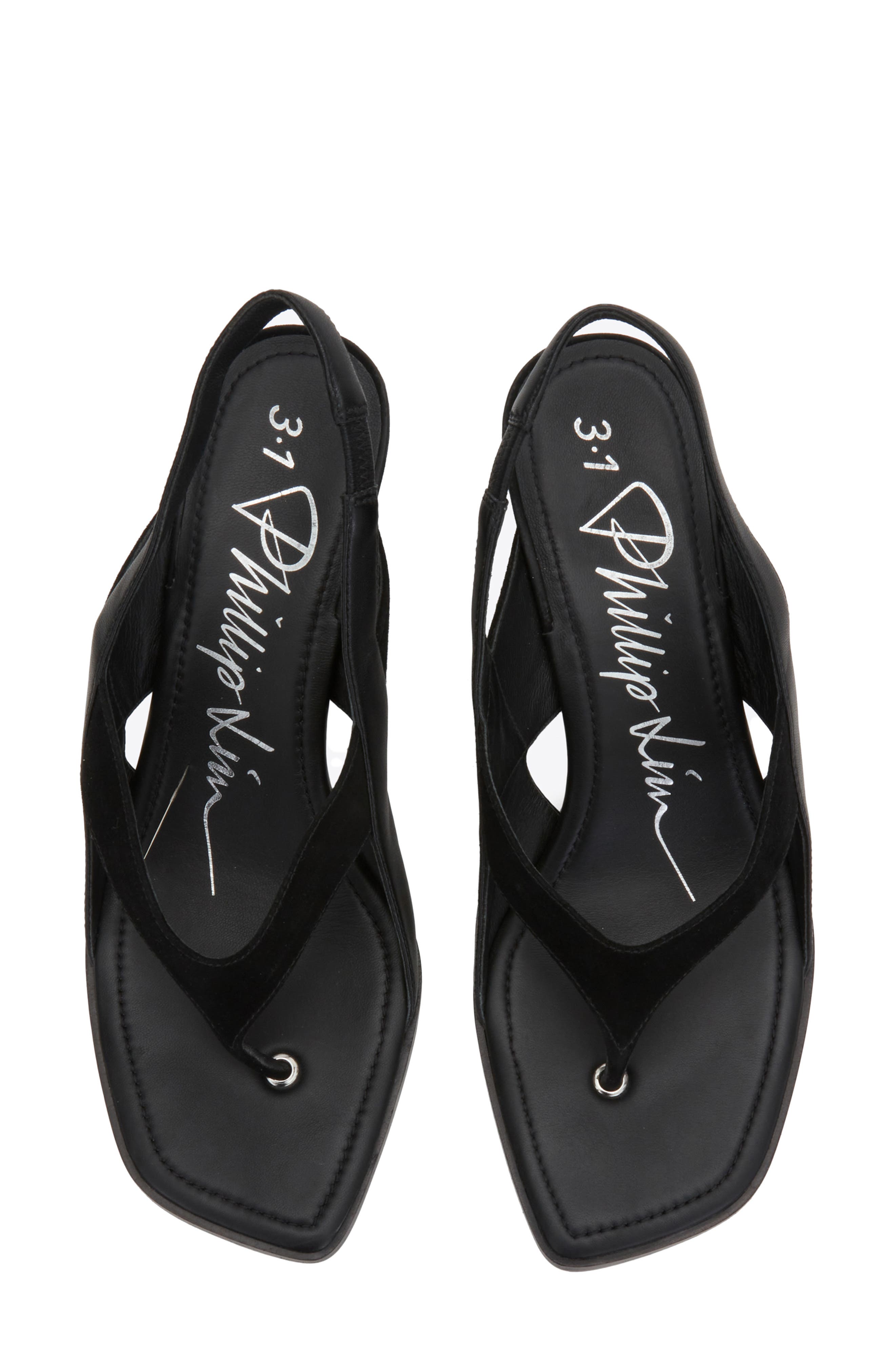 3.1 Phillip Lim Slingback Sandal, Alternate, color, Black