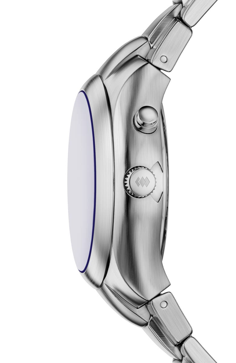 Fossil Archival Big Tic<sup>®</sup> Anadigi Bracelet Watch, 40mm, Alternate, color, Silver