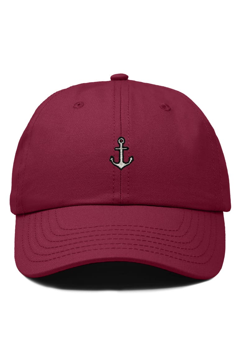 Anchor Dad Cap, Main, color, Maroon