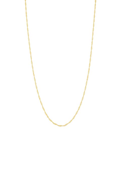 Sterling Silver 18k Gold Plated Ashley Necklace Dainty Everyday Jewelry