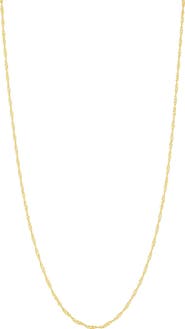 Bearfruit Jewelry Sterling Silver 18k Gold Plated Ashley Necklace Dainty Everyday Jewelry