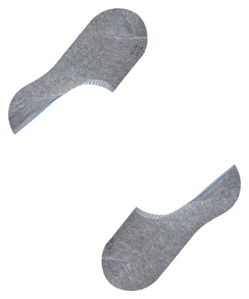 Falke Step Cotton High Cut No Show Socks In Gray