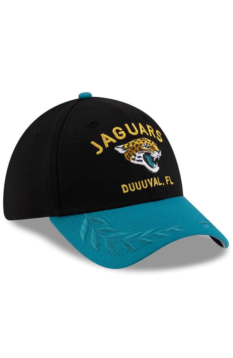 New Era Men's New Era Black/Teal Jacksonville Jaguars 2025 NFL Draft 39THIRTY Flex Hat, Alternate, color, Black