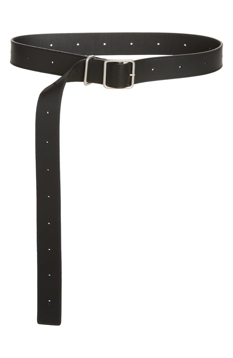 Janessa Leoné Bowe Leather Belt, Main, color,