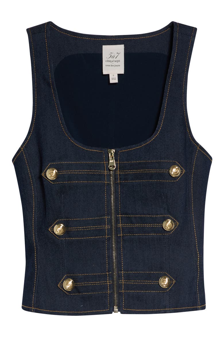 Abbot Denim Shell, Alternate, color, INDIGO