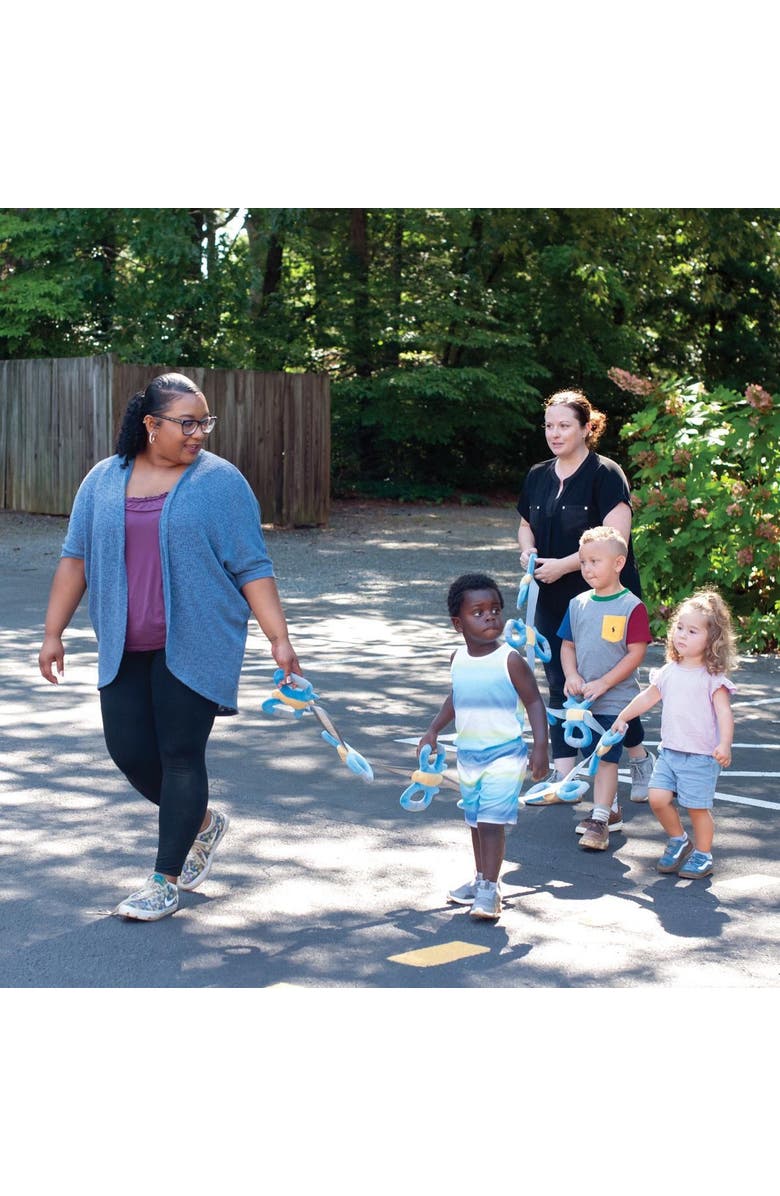 Kaplan Early Learning Company Busy Butterflies Walking Rope, Alternate, color, Multicolored