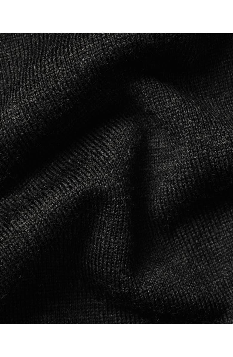 Charles Tyrwhitt Pure Merino Crew Neck Sweater, Alternate, color, Dark Charcoal