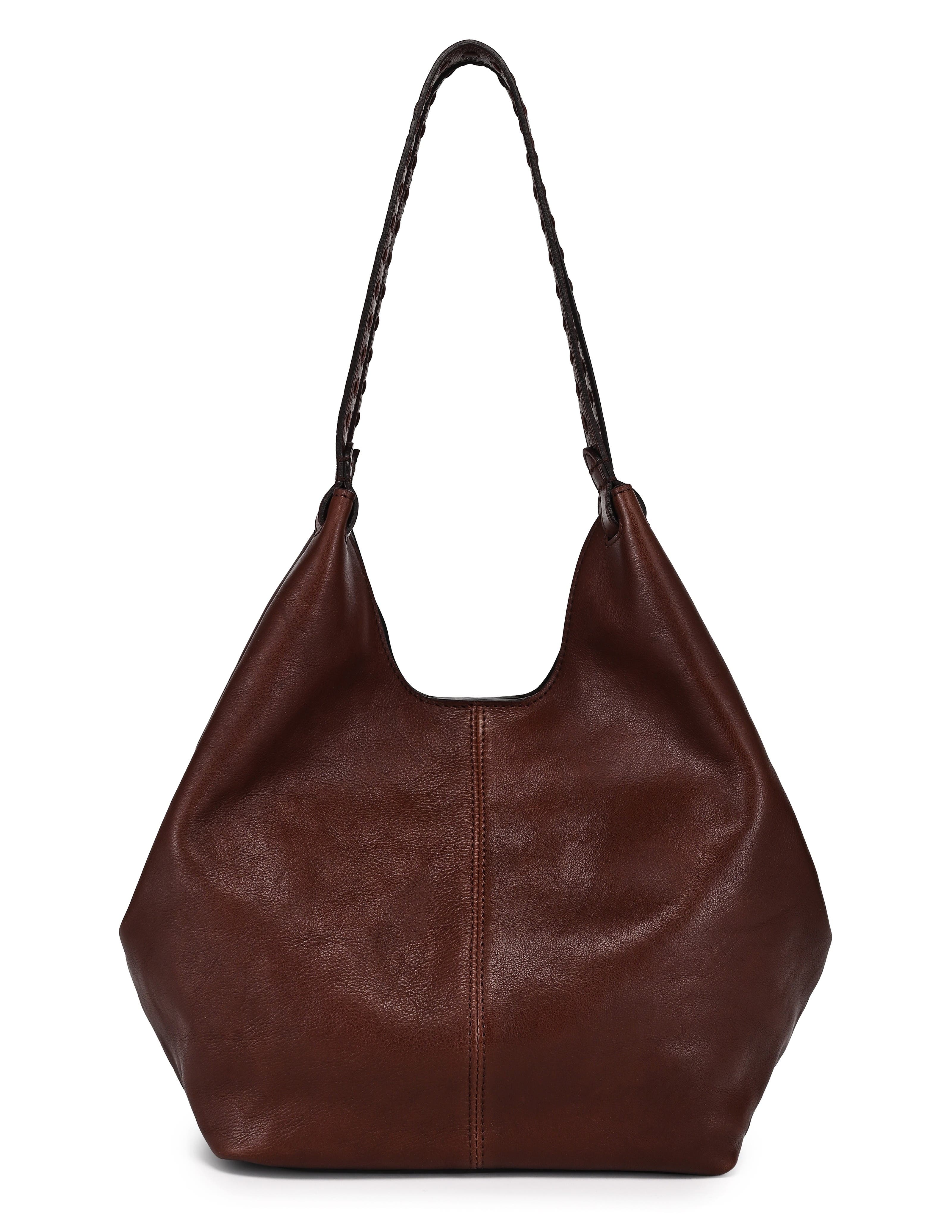 Magnolia Genuine Leather Handwoven Convertible Tote, Alternate, color, Brown