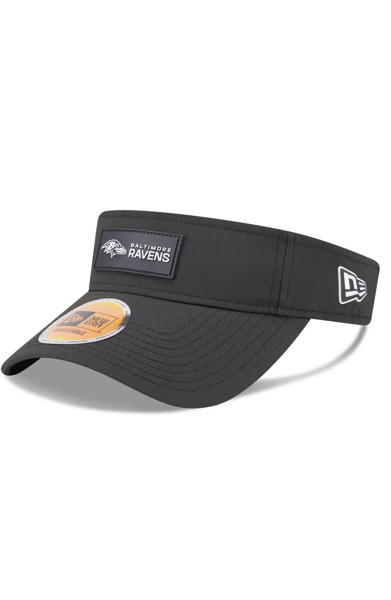 New Era Men's New Era Black Baltimore Ravens 2025 Sideline  Visor, Main, color, Black