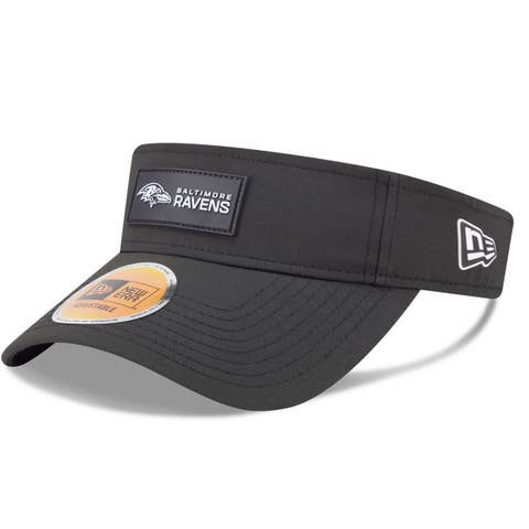 Men's New Era Black Baltimore Ravens 2025 Sideline  Visor