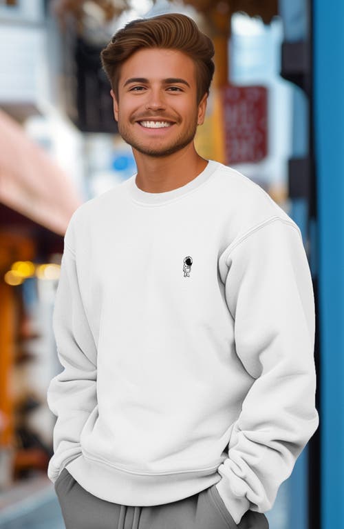 Dalix Mens Astronaut Heavyweight Relaxed Sweatshirt