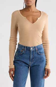V-Notch Baby Long Sleeve Tee