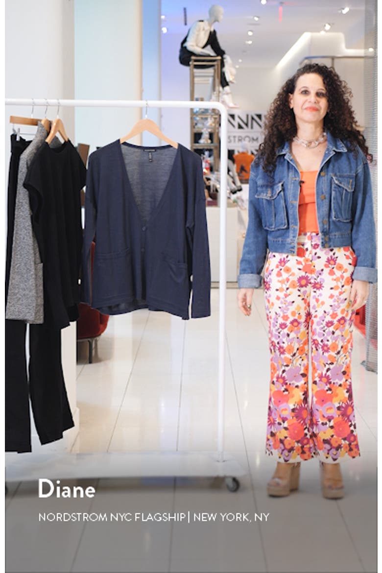 V-Neck Merino Wool Cardigan video