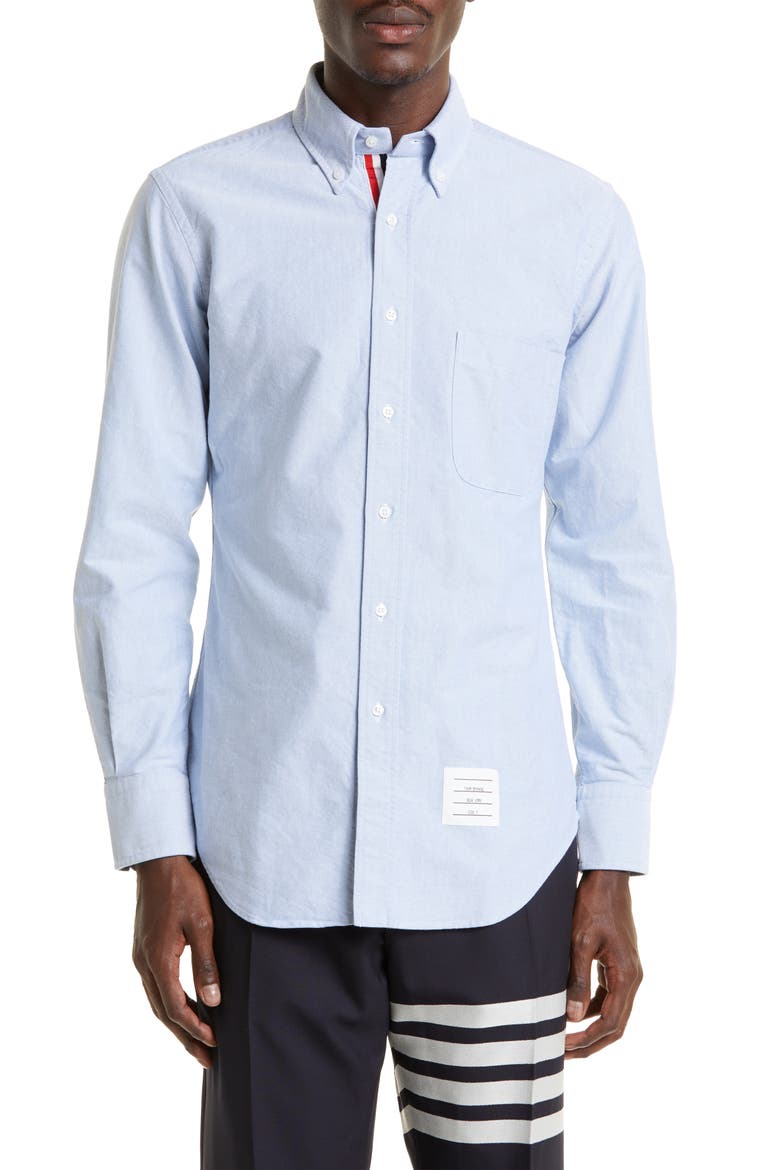 Thom Browne Cotton Button-Down Shirt (Men) | Nordstrom