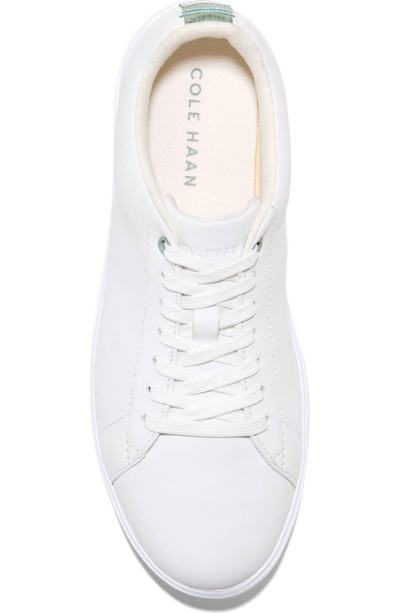 Cole Haan Grand Crosscourt Tennis Shoe, Alternate, color, White Leather / Lily Pad Croc