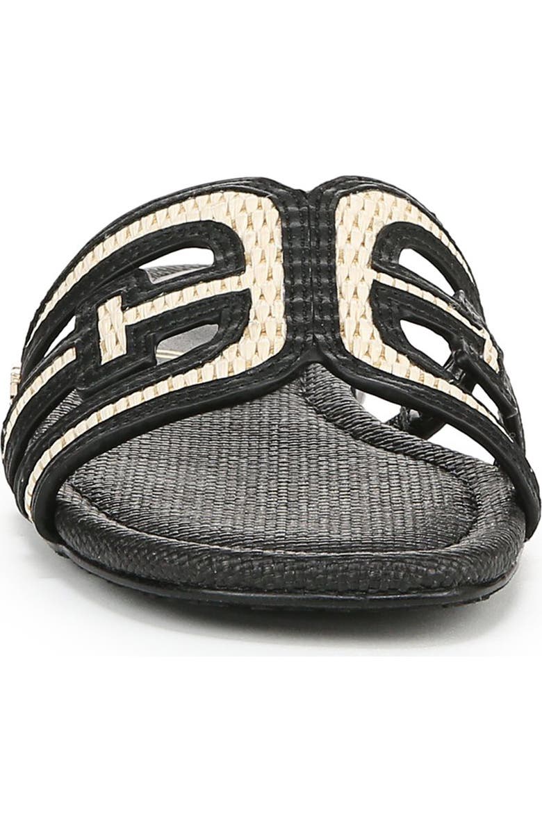 Sam Edelman Bay Slide Sandal, Alternate, color, Linen/ Black
