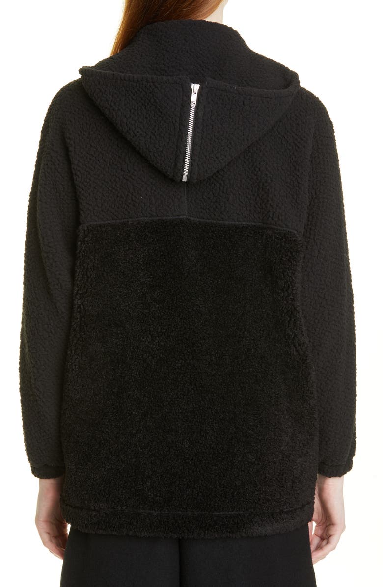 Tao Comme des Garçons Fleece Hooded Jacket, Alternate, color, 