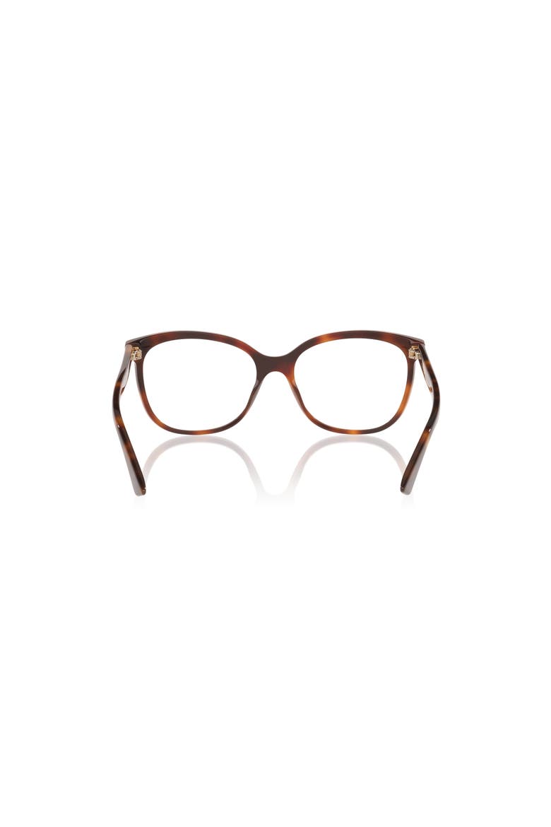 54mm Rectangle optical glasses, Alternate, color, Tortoise