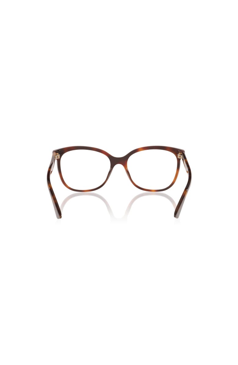 Gucci 54mm Rectangle optical glasses, Alternate, color, Tortoise