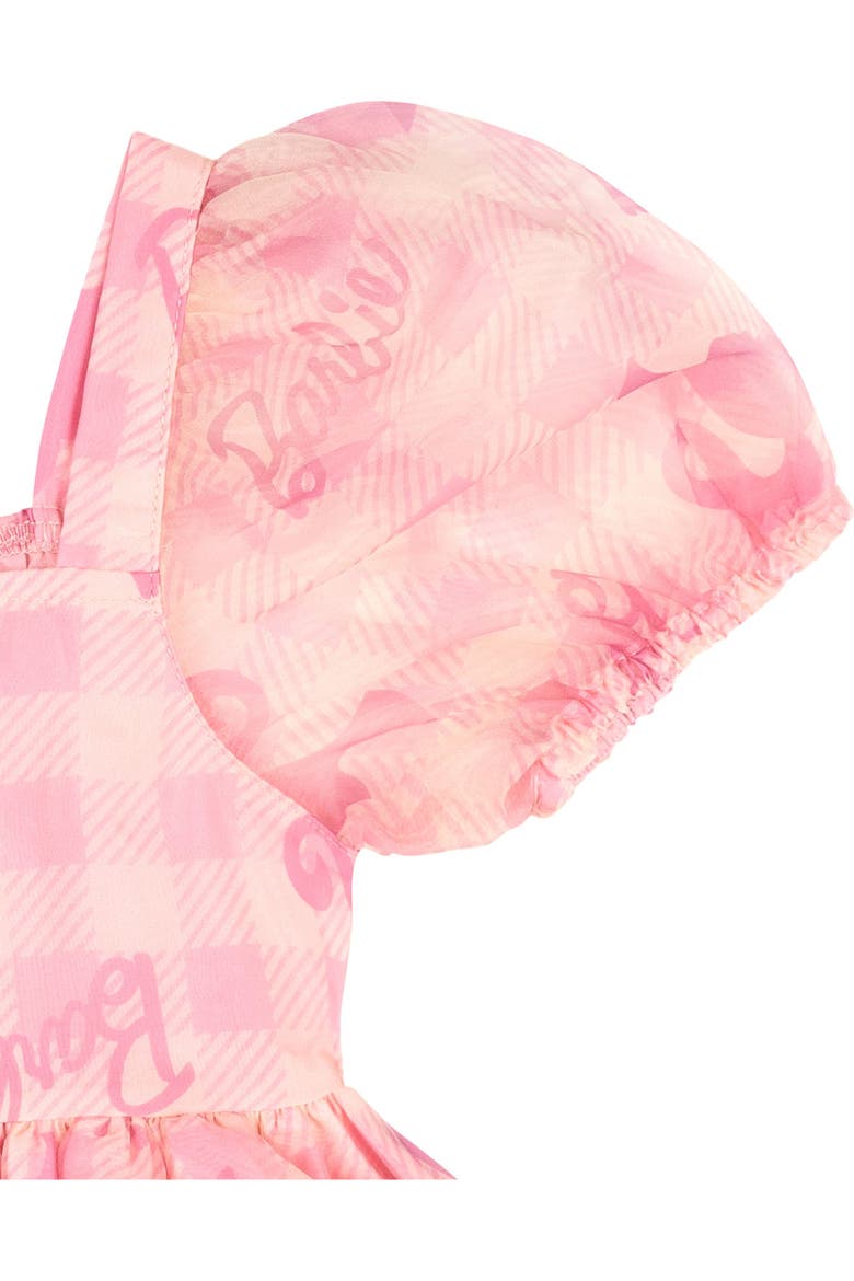 Short Sleeve Flare Dress, Alternate, color, Barbie Pink