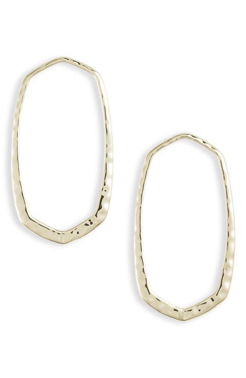 Zorte Open Hexagon Earrings