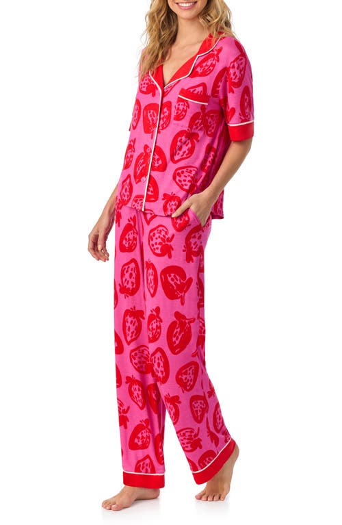 Room Service Pjs Print Long Pajamas