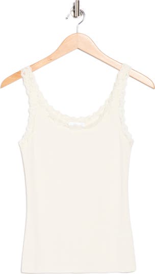Lace Trim Tank Top