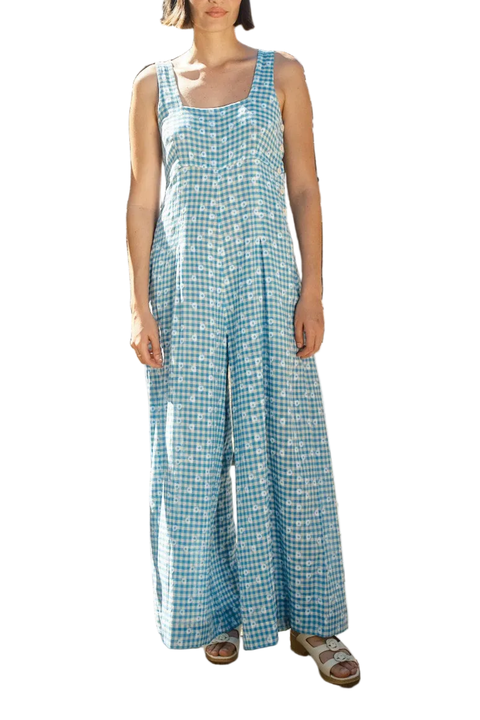 Zoe Square Neck Wide Leg Jumpsuit