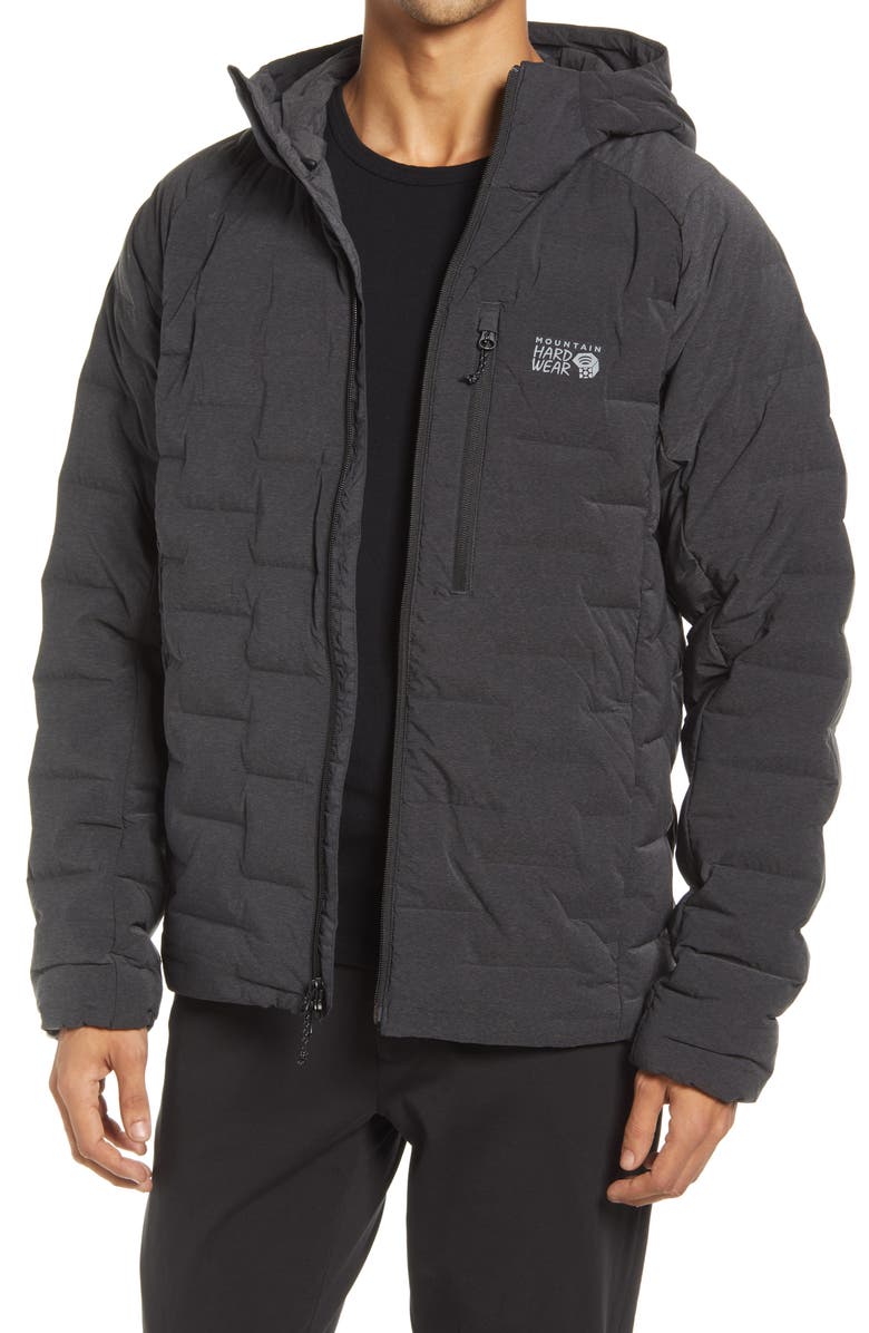 Mountain Hardwear Stretchdown<sup>™</sup> 700 Fill Power Down Hooded Jacket, Main, color,