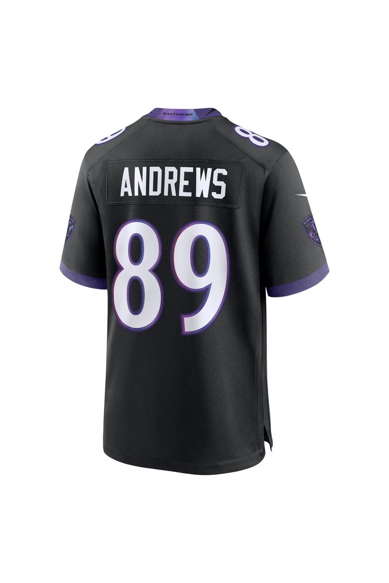 Men's Nike Mark Andrews Black Baltimore Ravens Alternate Game Jersey, Alternate, color, Black