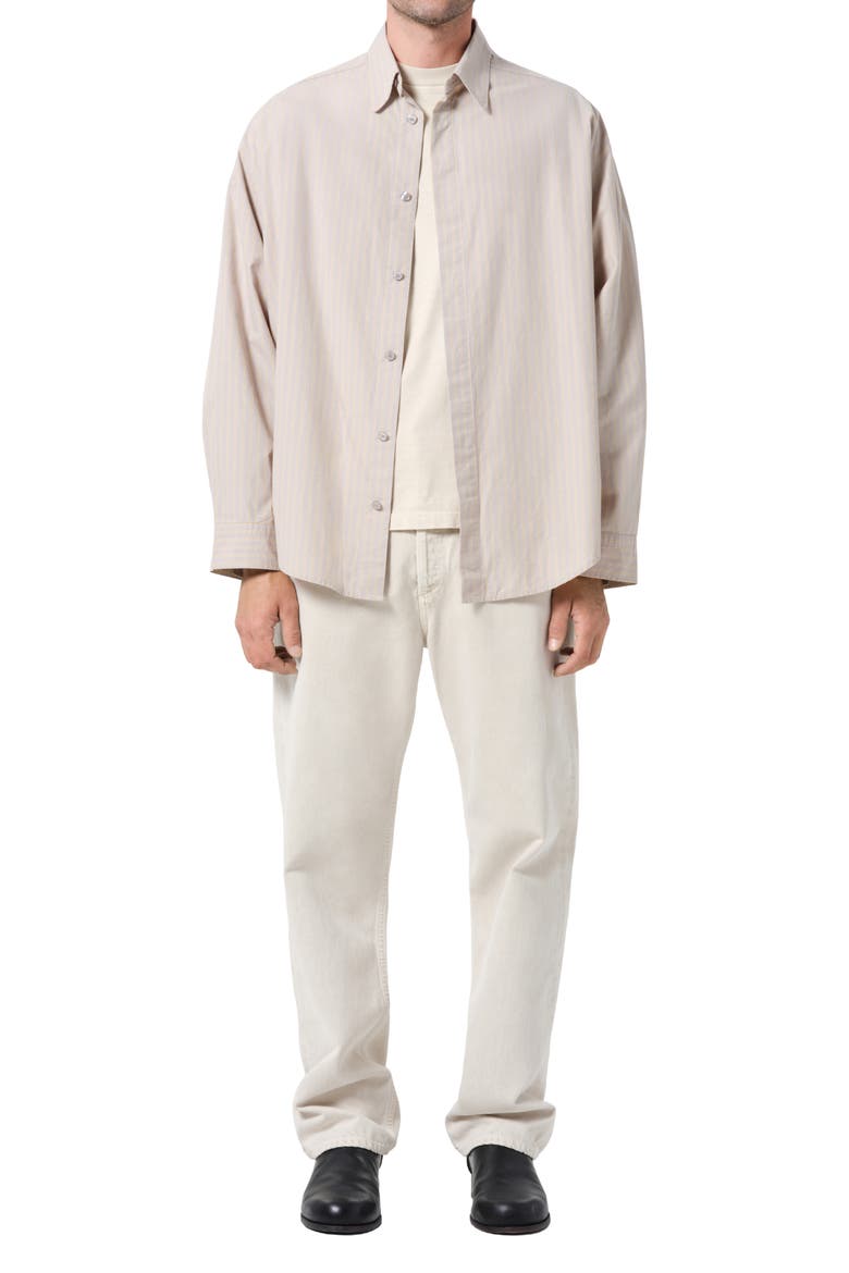 '90s Straight Leg Jeans, Alternate, color, BONE AGED WHITE