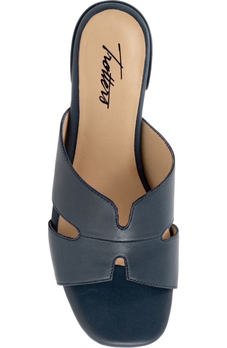 Trotters Nell Slide Sandal, Alternate, color, Navy