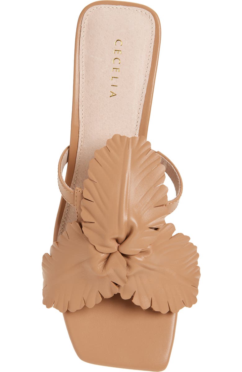 Cecelia New York Happy Leather Sandal, Alternate, color, Tea