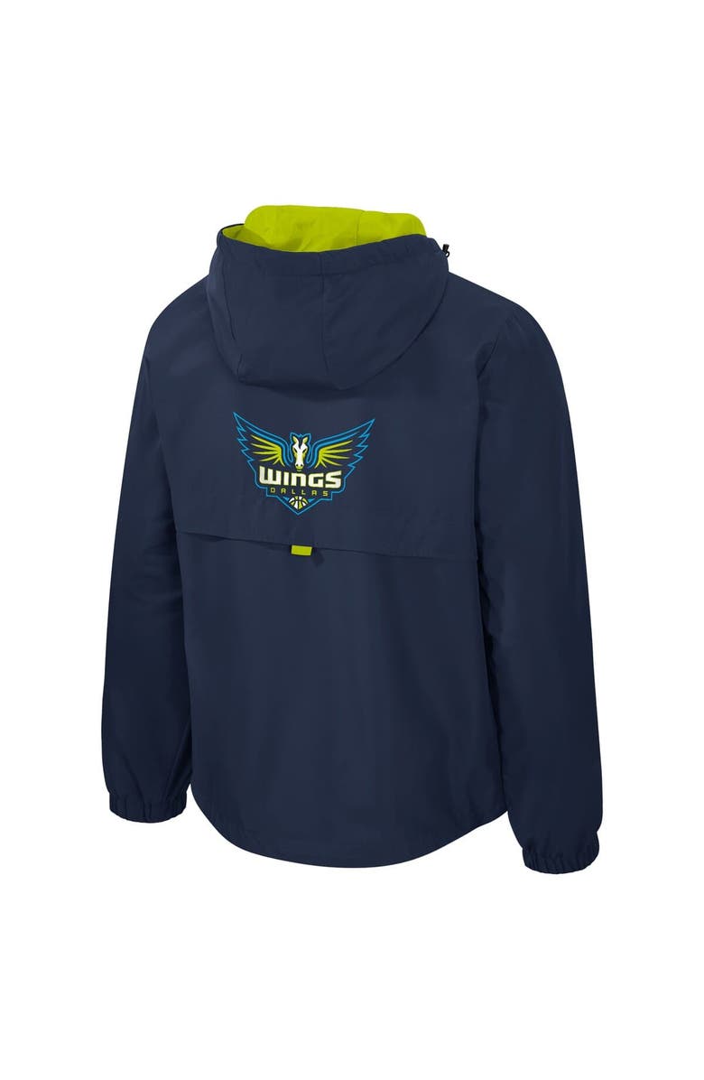 Stadium Essentials Unisex Stadium Essentials  Navy/Green Dallas Wings Legends Challenger Quarter-Zip Jacket, Alternate, color, Navy