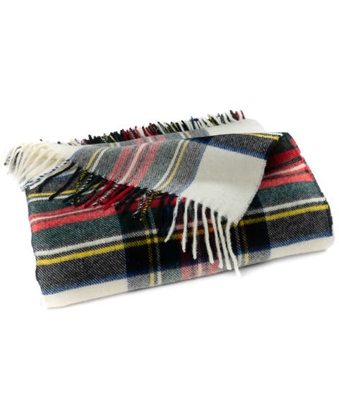 Highland Tartan Tweed Merino Wool Throw