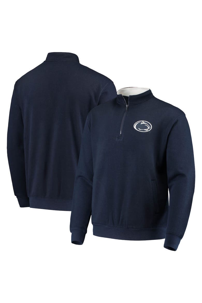 Men's Colosseum Navy Penn State Nittany Lions Tortugas Logo Quarter-Zip Jacket, Main, color, Navy