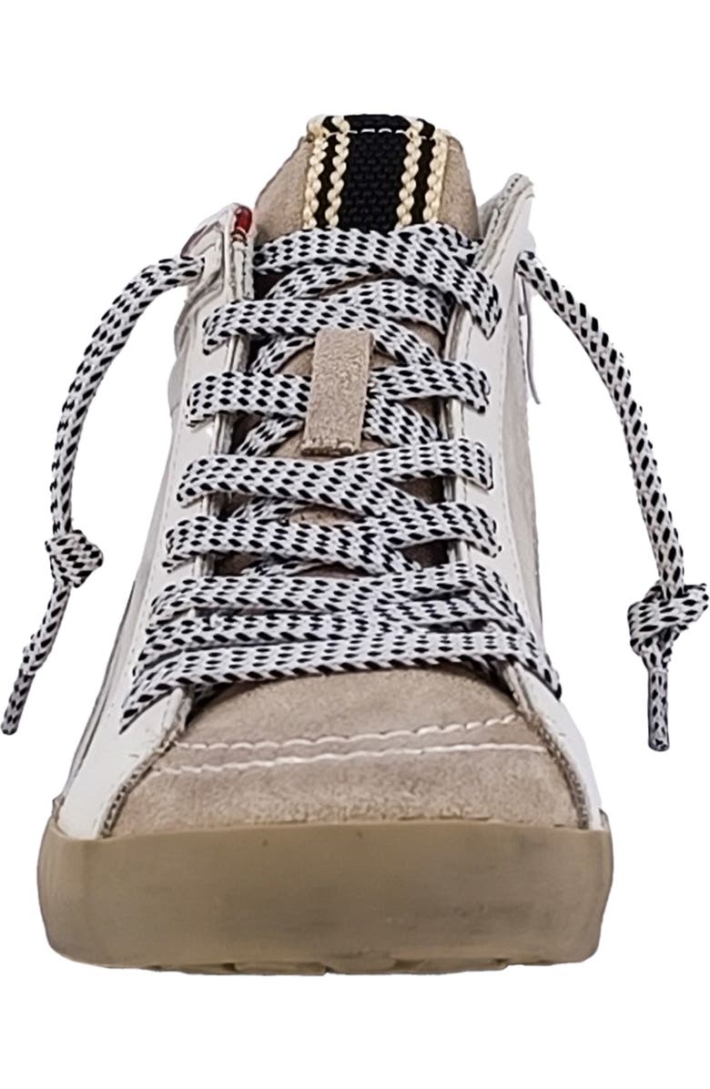 SHUSHOP Kids' Roony High Top Sneaker, Alternate, color, Dark Red Snake