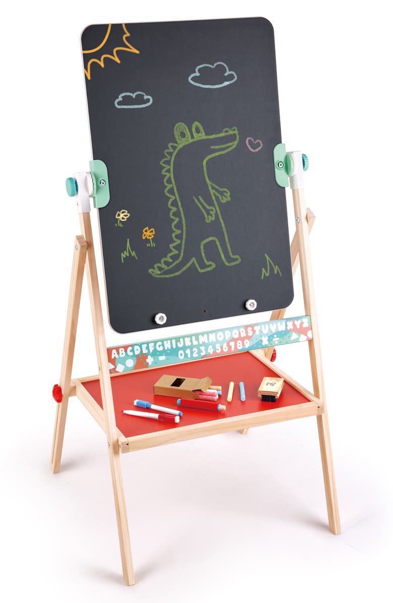 Hape Flip Flat Art Easel, Alternate, color, Multi