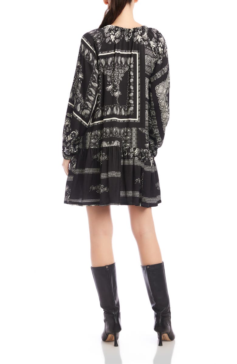 FIFTEEN TWENTY Stella Paisley Long Sleeve Minidress, Alternate, color, Print