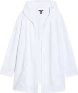 Eileen Fisher Organic Cotton Hooded Jacket