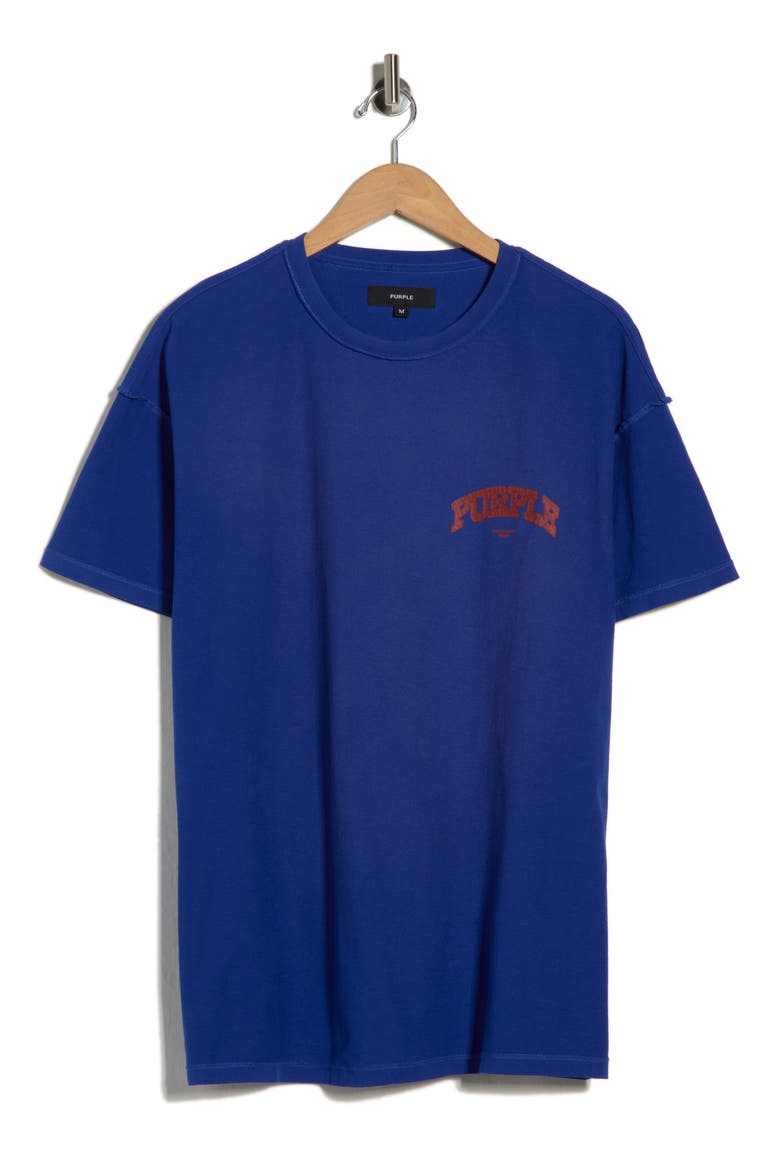 Logo Graphic T-Shirt, Alternate, color, BLUE